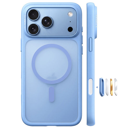 MagSafe-hoes voor Apple iPhone 18 Pro Max / 17 Pro Max, Torras, Guardian, Blauw