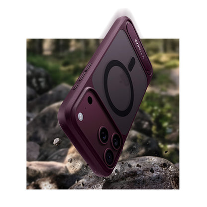 Coque MagSafe pour Apple iPhone 18 Pro Max / 17 Pro Max, Torras, Ostand L1 Guardian, Violet