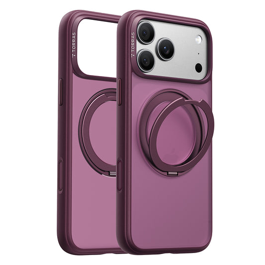 MagSafe-Hülle für Apple iPhone 18 Pro Max / 17 Pro Max, Torras, Ostand O1 Guardian, Lila