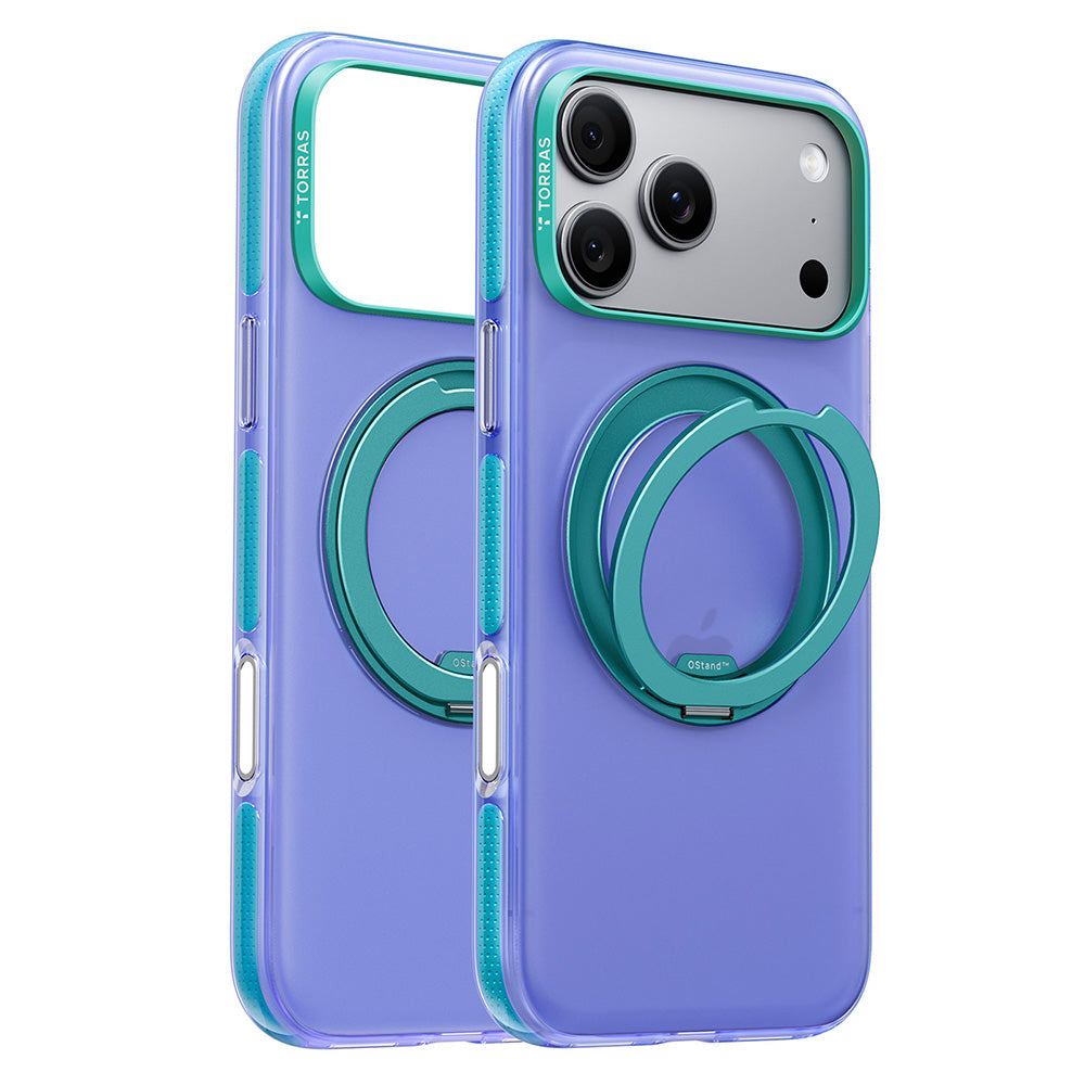 Coque MagSafe pour Apple iPhone 18 Pro Max / 17 Pro Max, Torras, Ostand O3 Hue, Indigo