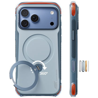 MagSafe-hoes voor Apple iPhone 18 Pro Max / 17 Pro Max, Torras, Ostand Q3 Air Pro, Blauw