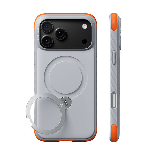 MagSafe-hoes voor Apple iPhone 18 Pro Max / 17 Pro Max, Torras, Ostand Q3 Rugged, Wit