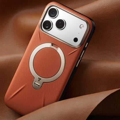 Coque MagSafe pour Apple iPhone 18 Pro Max / 17 Pro Max, Torras, QPRO Leather, Marron