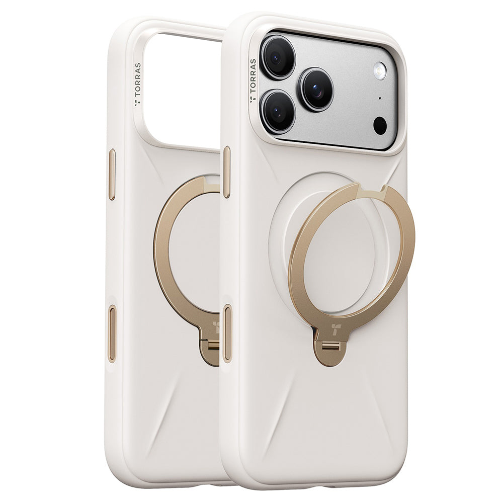 Coque MagSafe pour Apple iPhone 18 Pro Max / 17 Pro Max, Torras, QPRO Silicone, Blanc