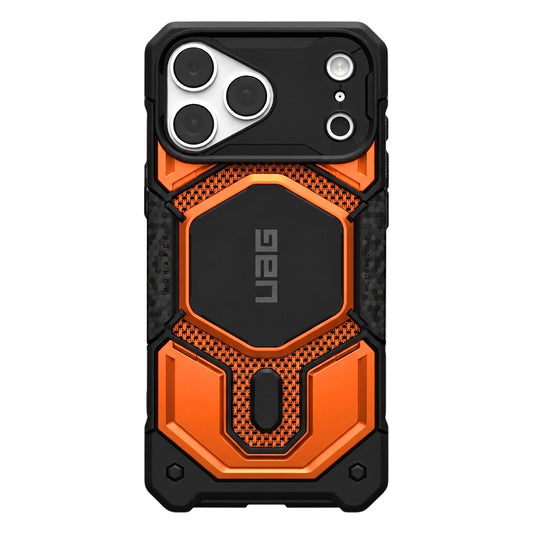 Coque MagSafe pour Apple iPhone 18 Pro Max / 17 Pro Max, Urban Armor Gear, Monarch Pro Kevlar, Orange