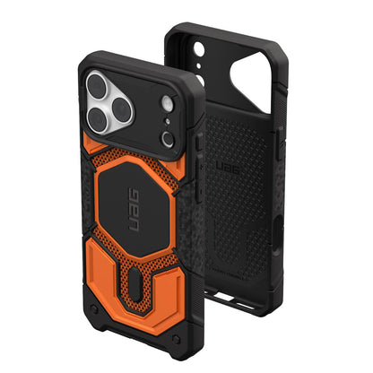 Coque MagSafe pour Apple iPhone 18 Pro Max / 17 Pro Max, Urban Armor Gear, Monarch Pro Kevlar, Orange