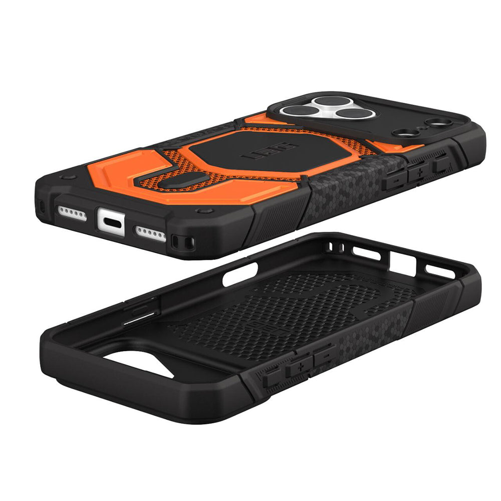 Coque MagSafe pour Apple iPhone 18 Pro Max / 17 Pro Max, Urban Armor Gear, Monarch Pro Kevlar, Orange