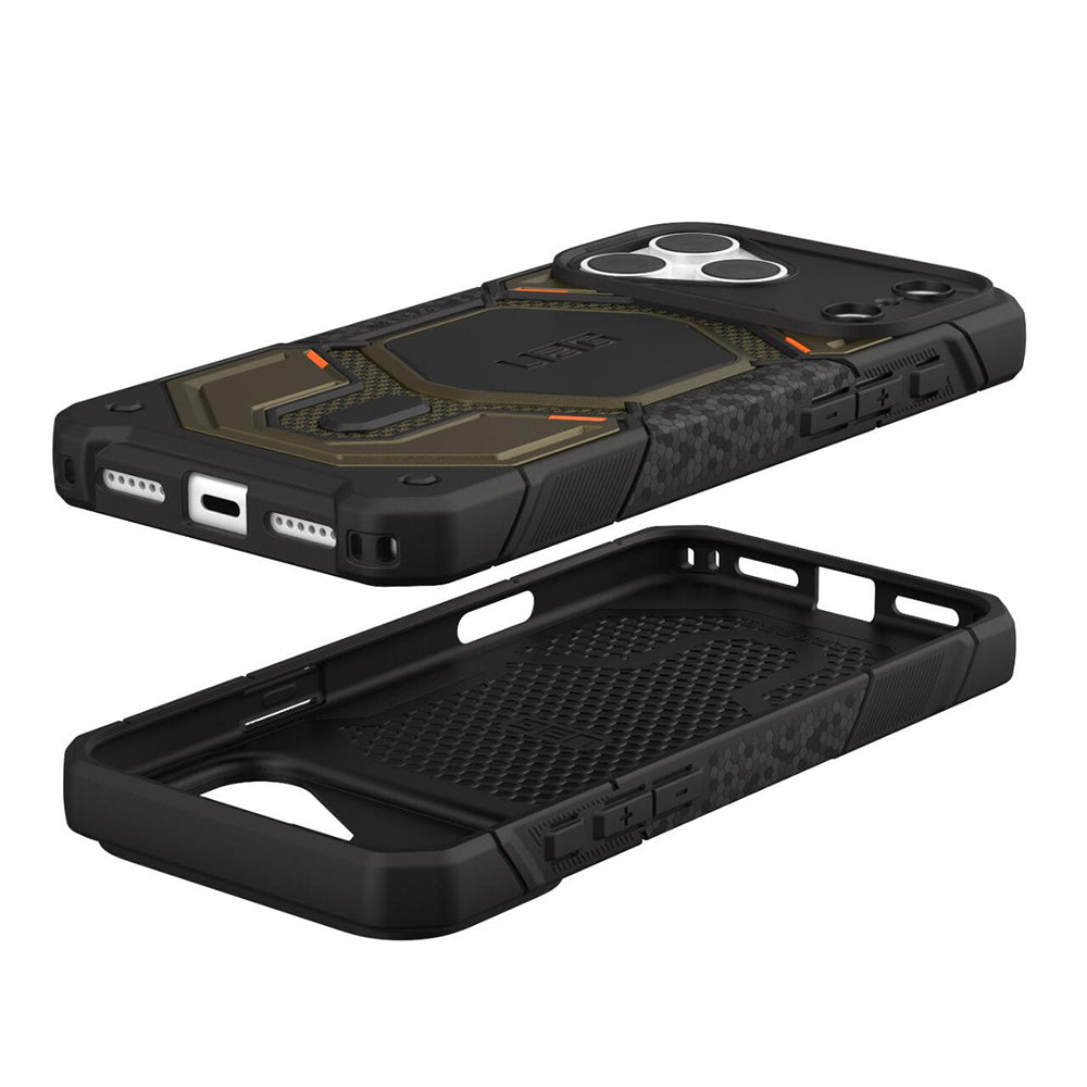 MagSafe-Hülle für Apple iPhone 18 Pro Max / 17 Pro Max, Urban Armor Gear, Monarch Pro Kevlar, Grün