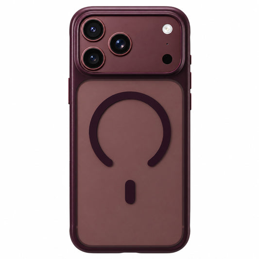 Coque MagSafe pour Apple iPhone 18 Pro Max, Blueo, APE Anti-Drop, bordeaux