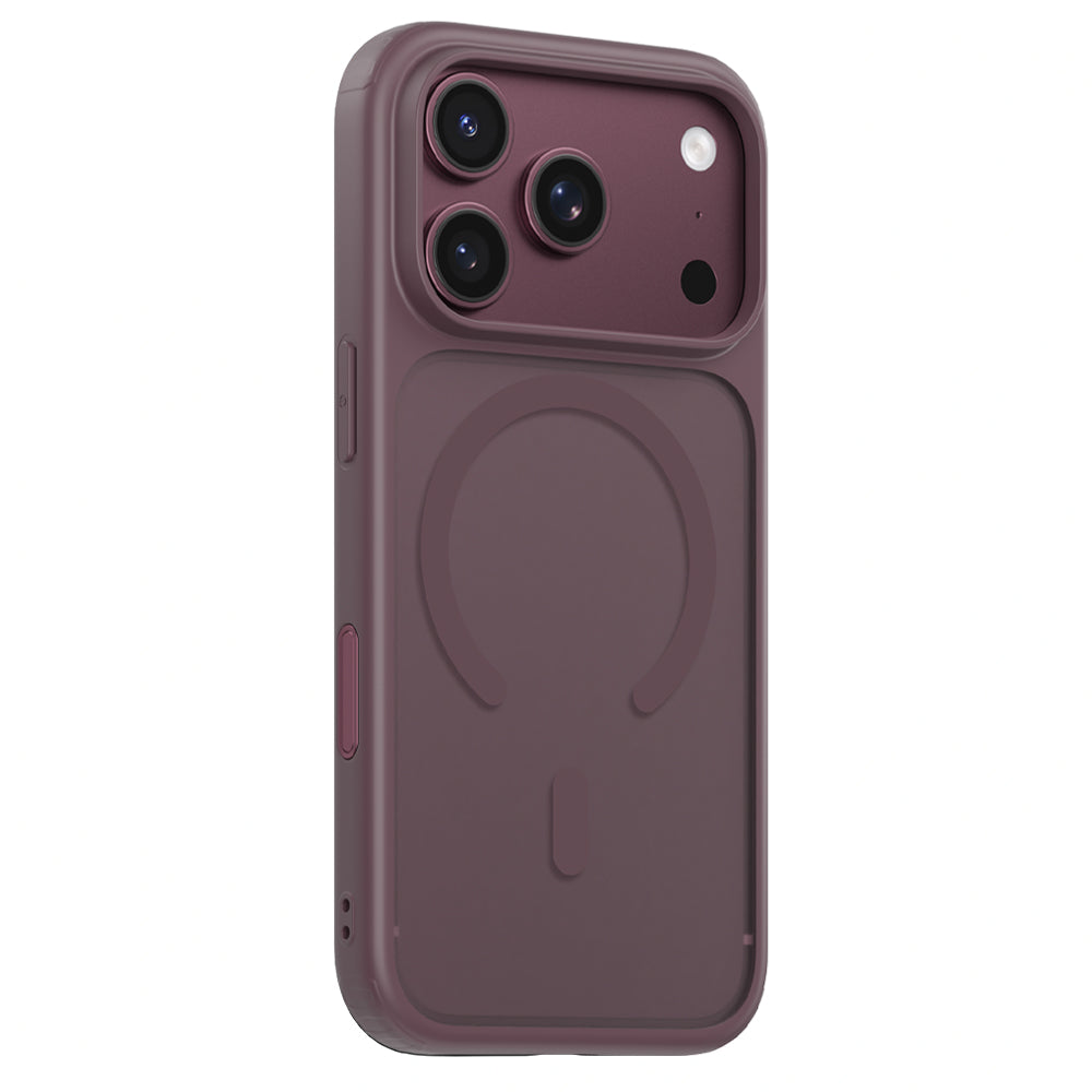 MagSafe-Hülle für Apple iPhone 18 Pro Max, Blueo, APE Anti-Drop, Weinrot