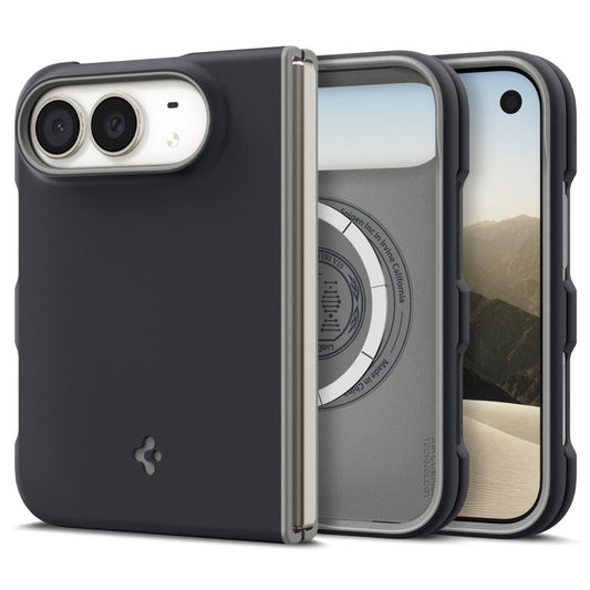 MagSafe-hoesje voor Apple iPhone Duo, Spigen, Nano Pop, zwart ACS11687