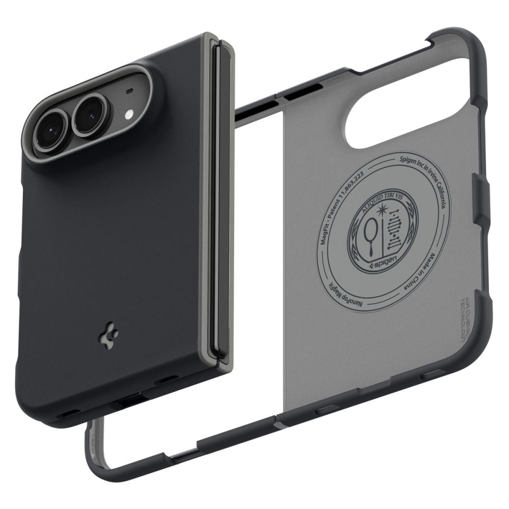 Coque MagSafe pour Apple iPhone Duo, Spigen, Nano Pop, noire ACS11687