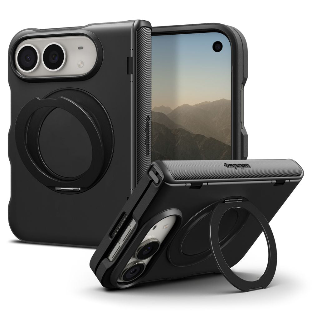 MagSafe Case for Apple iPhone Duo, Spigen, Slim Armor Pro S, Black ACS11780