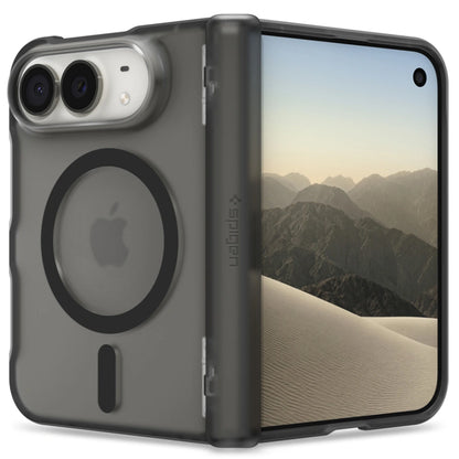 Coque MagSafe pour Apple iPhone Duo, Spigen, Ultra Hybrid Pro, noire satinée ACS11689