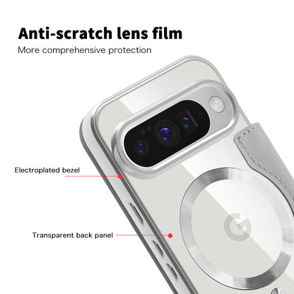Coque MagSafe pour Google Pixel 10 Pro / 10, Techsuit, SmartMag Book, Gris