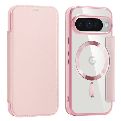 MagSafe-hoes voor Google Pixel 10 Pro / 10, Techsuit, SmartMag Book, Roze