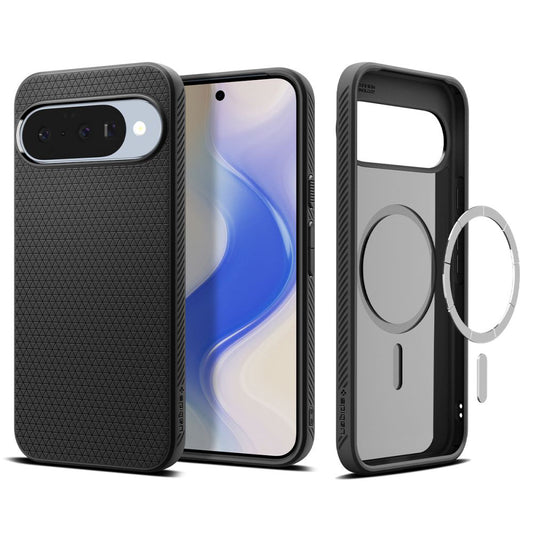 MagSafe-hoesje voor Google Pixel 10 Pro / 10, Spigen, Liquid Air, Mat Zwart ACS09695