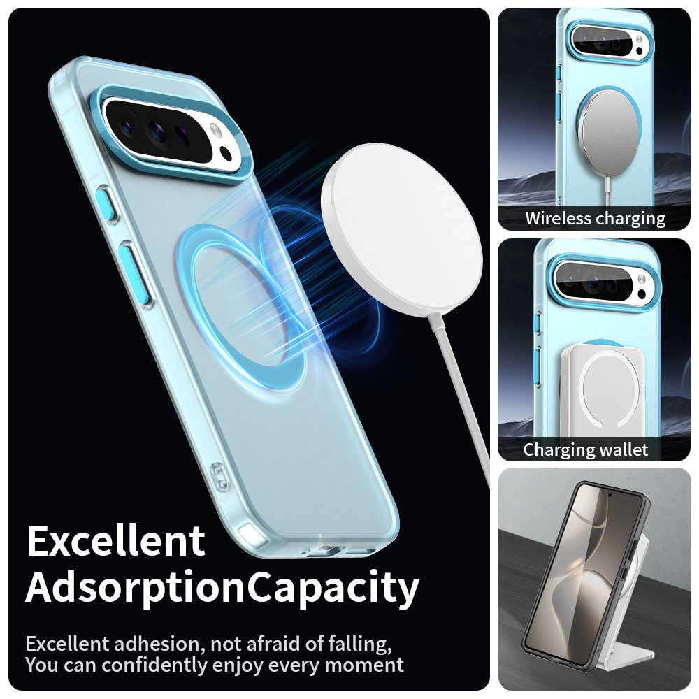 MagSafe-Hülle für Google Pixel 10 Pro / 10, Techsuit, CandyCase, Blau