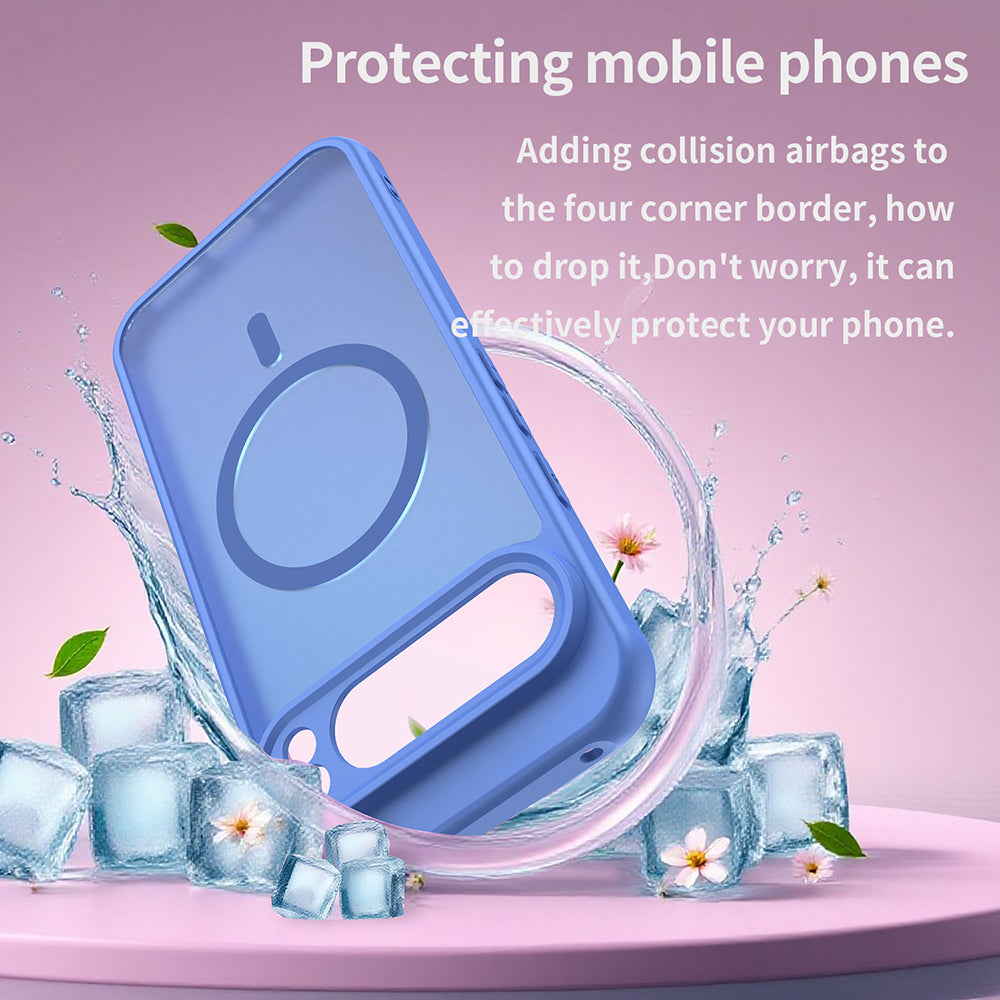 MagSafe Hülle für Google Pixel 10 Pro, Techsuit, HaloFrost II, Blau