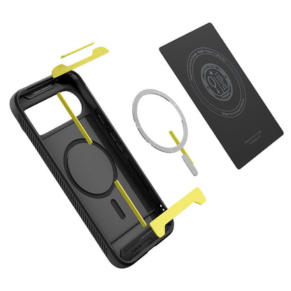 Étui MagSafe pour Google Pixel 10 Pro XL, Spigen, Rugged Armor, Noir Mat ACS09721