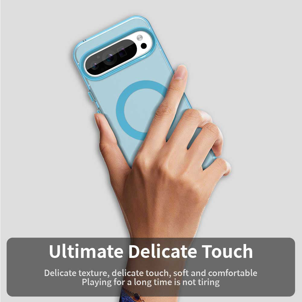 Coque MagSafe pour Google Pixel 10 Pro XL, Techsuit, CandyCase, Bleue
