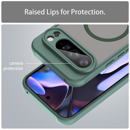 MagSafe-Hülle für Google Pixel 10 Pro XL, Techsuit, HaloFrost II, Grün