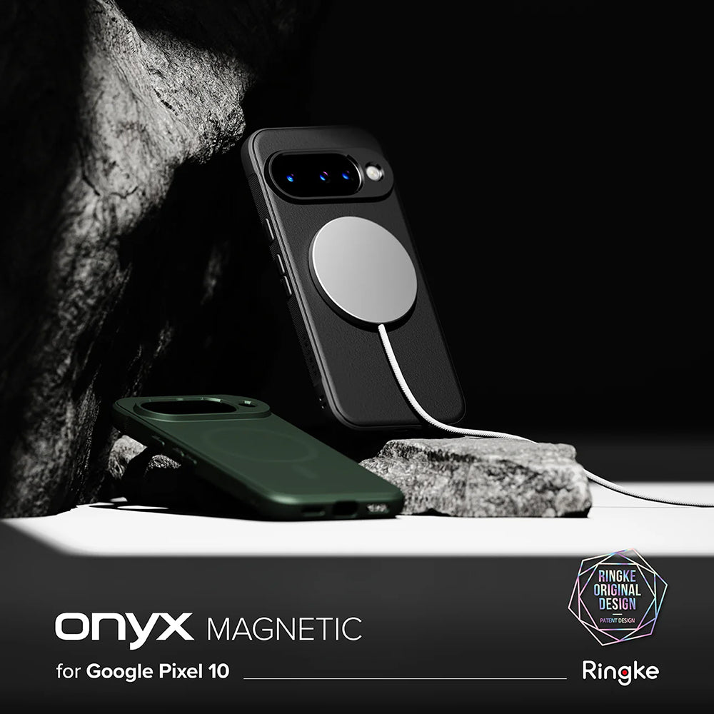 Coque MagSafe pour Google Pixel 10, Ringke, Onyx, Vert Foncé
