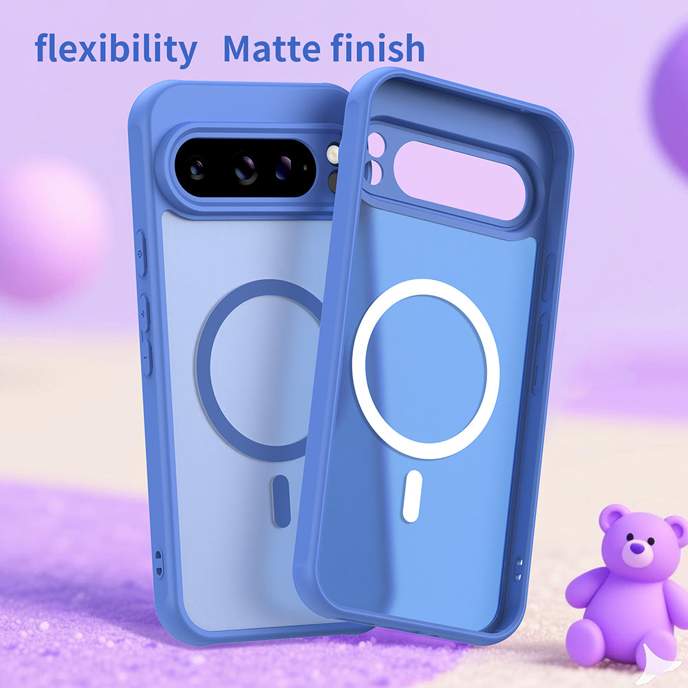 MagSafe hoesje voor Google Pixel 10, Techsuit, HaloFrost II, Blauw