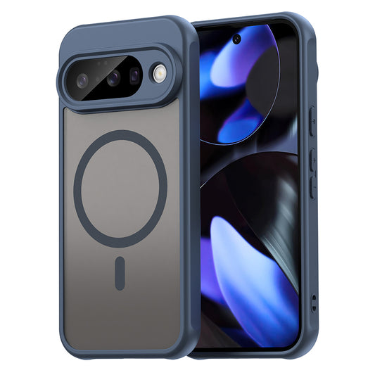 Coque MagSafe pour Google Pixel 10, Techsuit, HaloFrost II, Bleu marine
