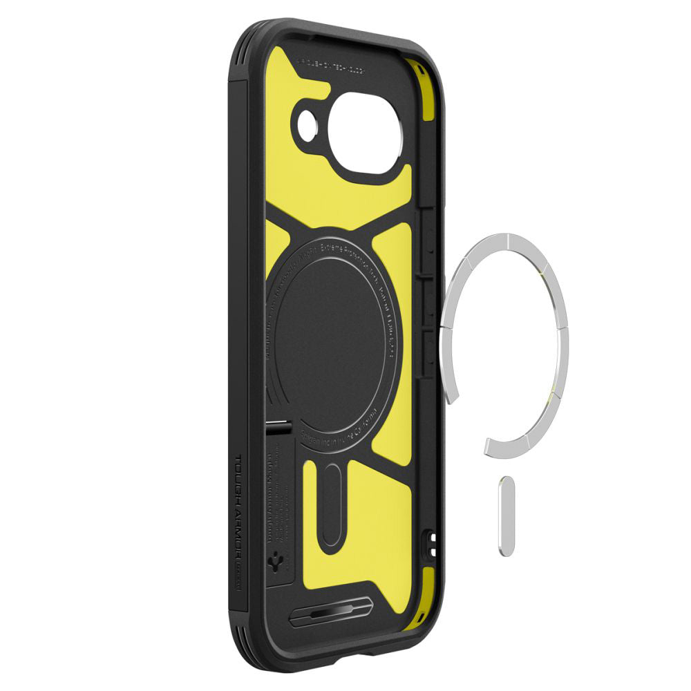 Coque MagSafe pour Google Pixel 10a, Spigen, Tough Armor, Noire ACS11280