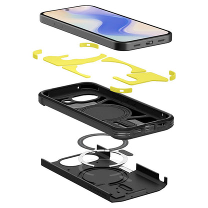 Coque MagSafe pour Google Pixel 10a, Spigen, Tough Armor, Noire ACS11280