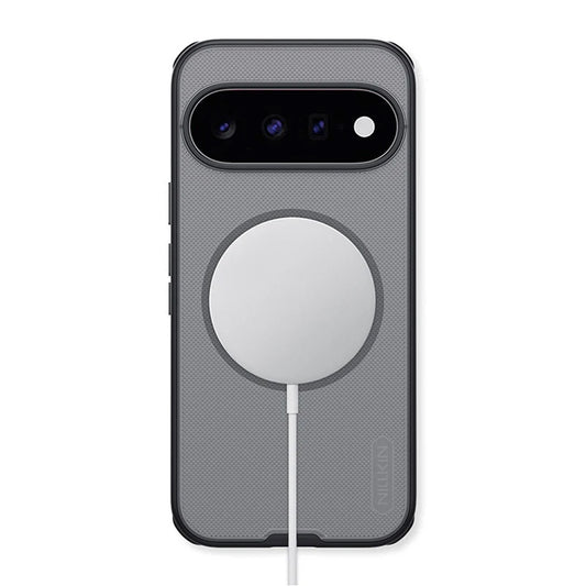 MagSafe-hoesje voor Google Pixel 11, Nillkin, Super Shield Pro, zwart transparant satijnmat