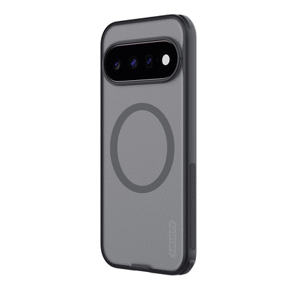 Coque MagSafe pour Google Pixel 11, Nillkin, Super Shield Pro, noire transparente satinée