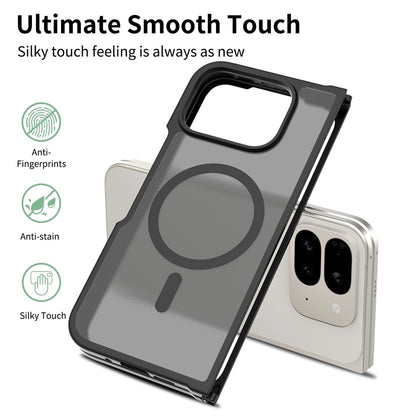 MagSafe Case for Google Pixel 11 Pro Fold, Techsuit, PureFrost, Satin Black