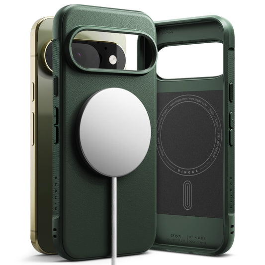 Coque MagSafe pour Google Pixel 11 Pro, Ringke, Onyx, Vert Foncé