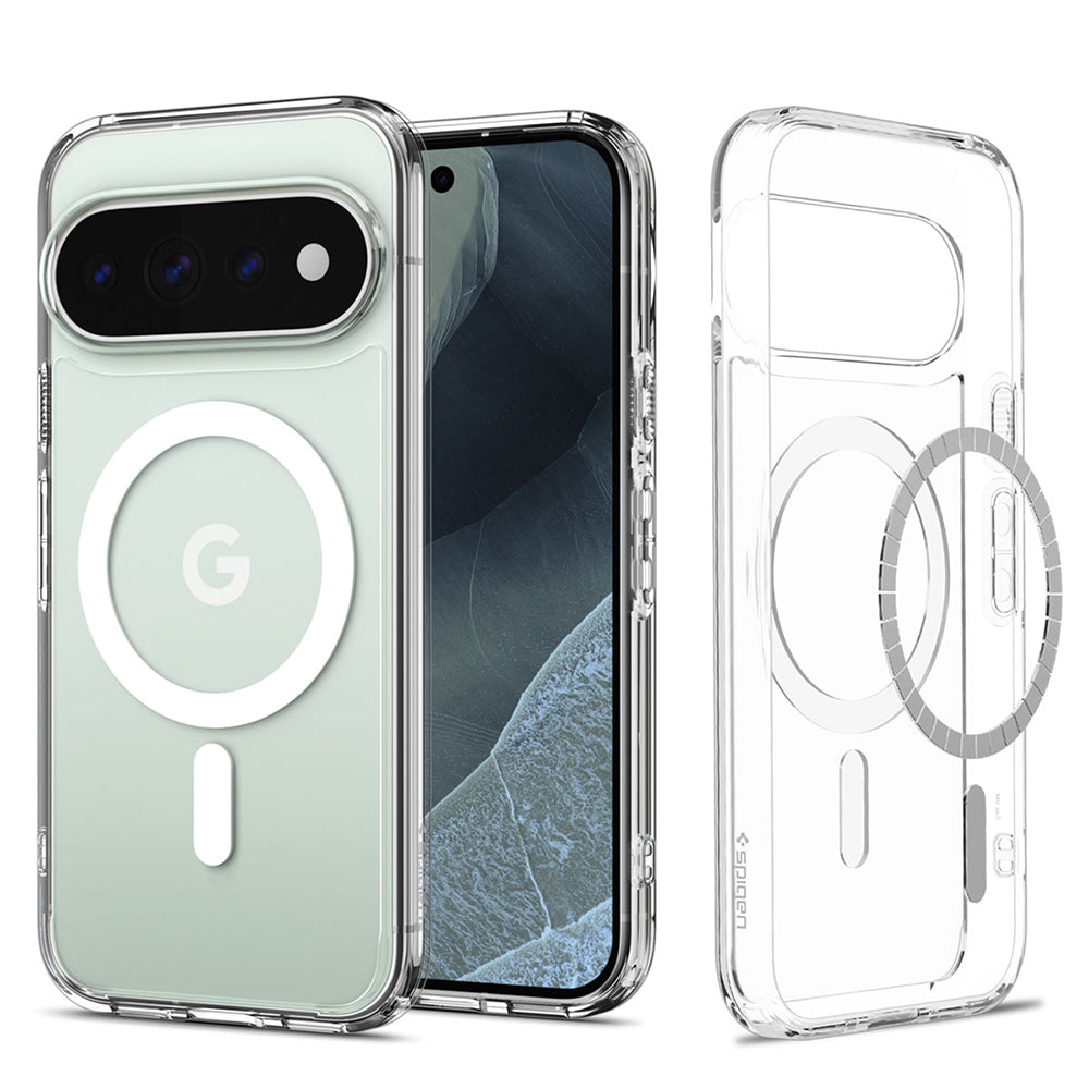 MagSafe-Hülle für Google Pixel 11 Pro, Spigen, Ultra Hybrid, Transparent Weiß ACS11431