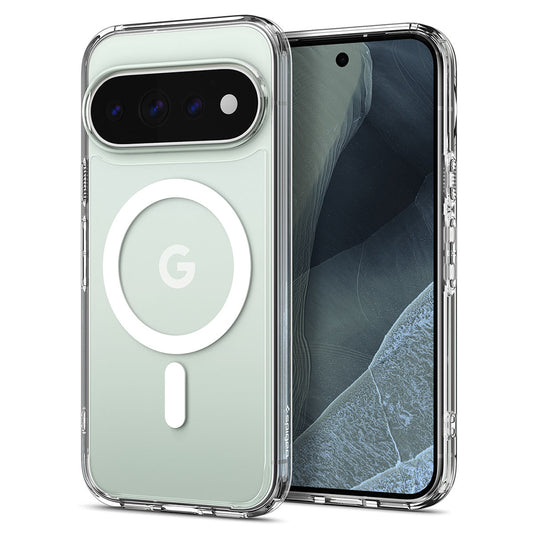 MagSafe-hoes voor Google Pixel 11 Pro, Spigen, Ultra Hybrid, Transparant Wit ACS11431