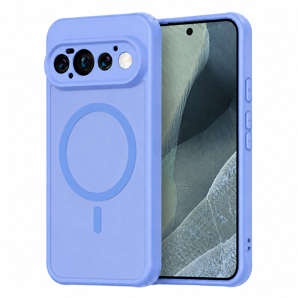 MagSafe-Hülle für Google Pixel 11 Pro, Techsuit, HaloFrost II, Blau