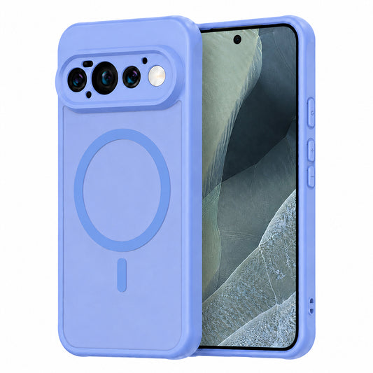 MagSafe Case for Google Pixel 11 Pro, Techsuit, HaloFrost II, Blue
