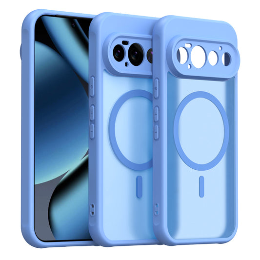 MagSafe Case for Google Pixel 11 Pro, Techsuit, HaloFrost II, Blue