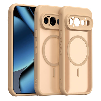 Coque MagSafe pour Google Pixel 11 Pro, Techsuit, HaloFrost II, Dorée