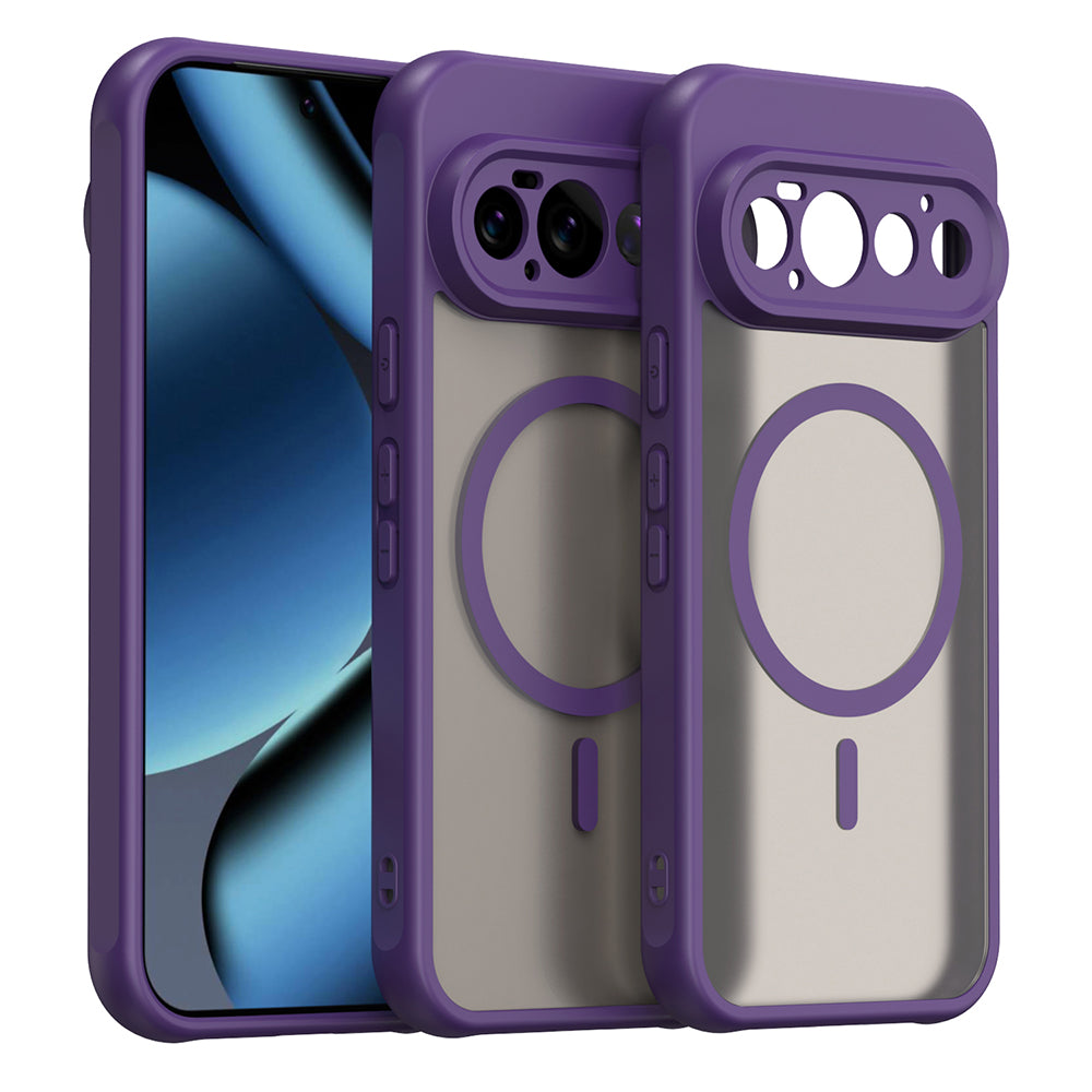 Coque MagSafe pour Google Pixel 11 Pro, Techsuit, HaloFrost II, Violet