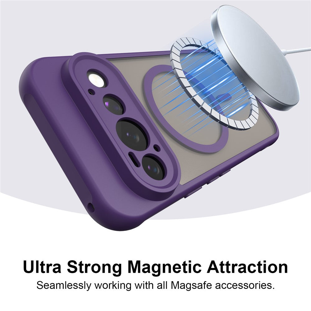 Coque MagSafe pour Google Pixel 11 Pro, Techsuit, HaloFrost II, Violet