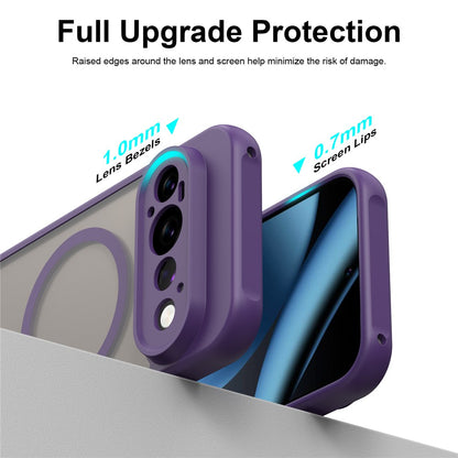 Coque MagSafe pour Google Pixel 11 Pro, Techsuit, HaloFrost II, Violet