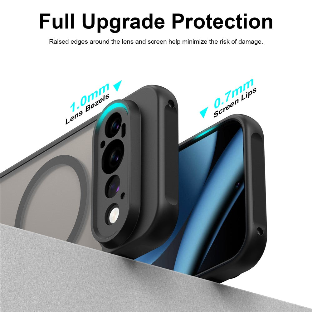 MagSafe-hoes voor Google Pixel 11 Pro, Techsuit, HaloFrost II, Zwart