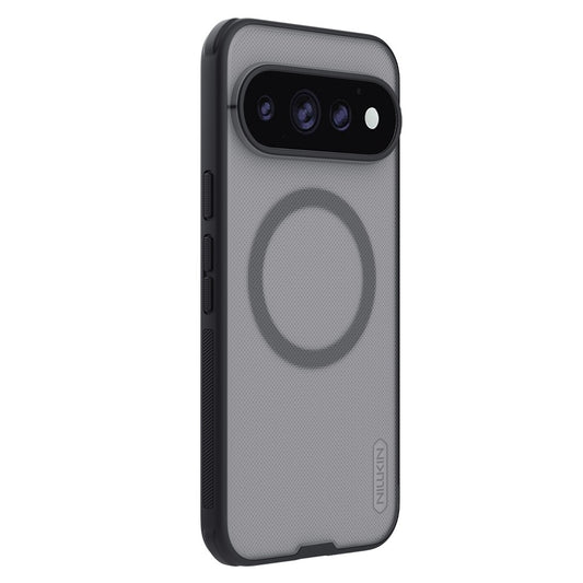 MagSafe-hoesje voor Google Pixel 11 Pro XL, Nillkin, Super Shield Pro, zwart transparant satijnmat