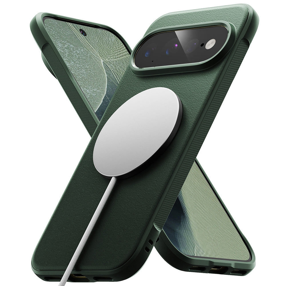 Coque MagSafe pour Google Pixel 11 Pro XL, Ringke, Onyx, Vert Foncé