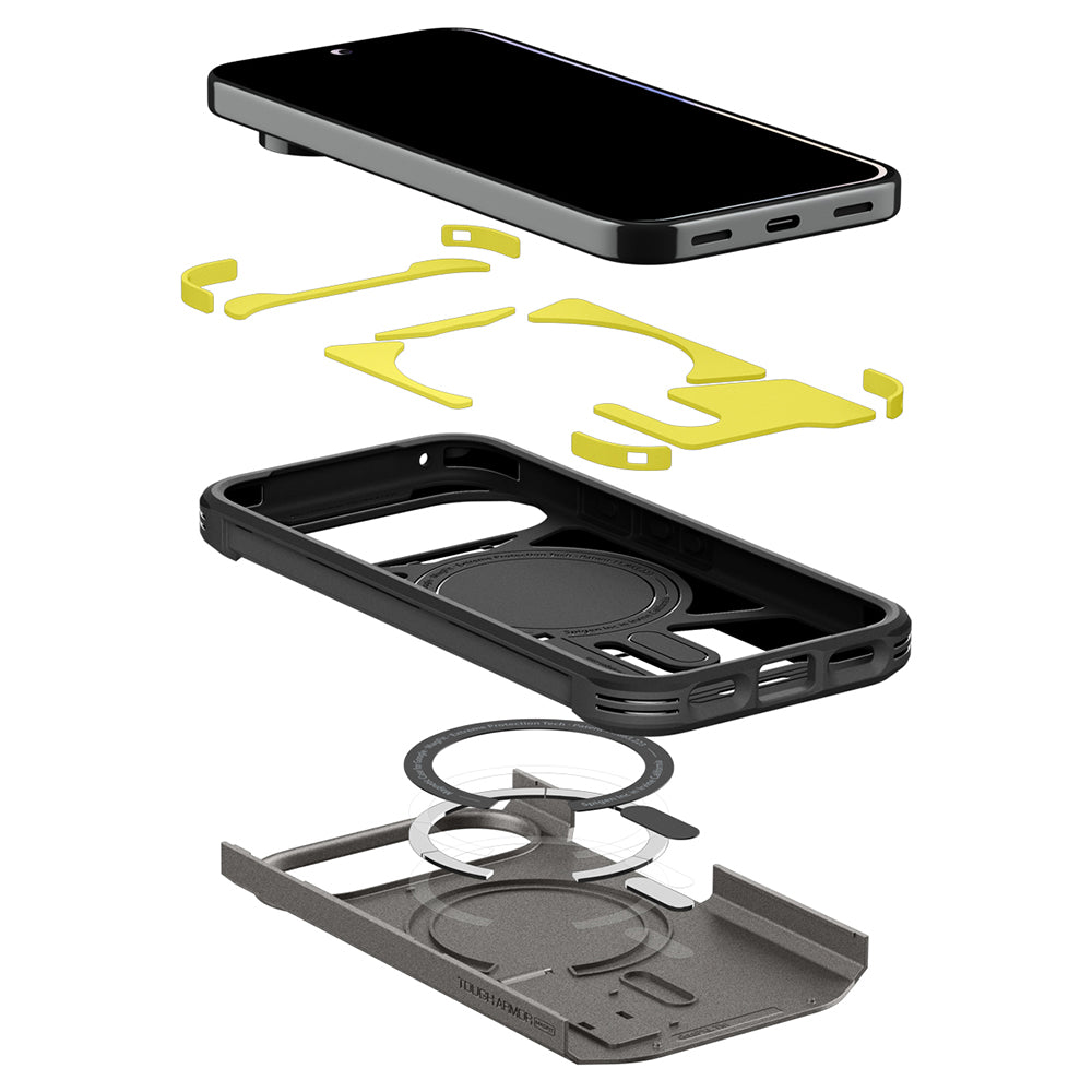 MagSafe Case for Google Pixel 11 Pro XL, Spigen, Tough Armor, Gray ACS11865