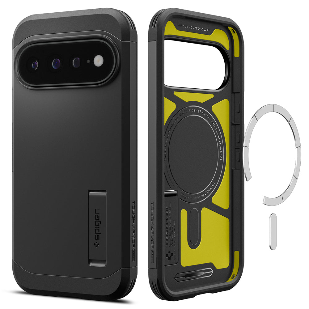 MagSafe Case for Google Pixel 11 Pro XL, Spigen, Tough Armor, Black ACS11453