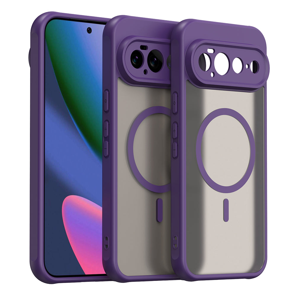 Coque MagSafe pour Google Pixel 11 Pro XL, Techsuit, HaloFrost II, Violet